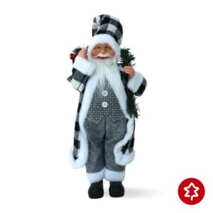 Božiček srebrn 60 cm